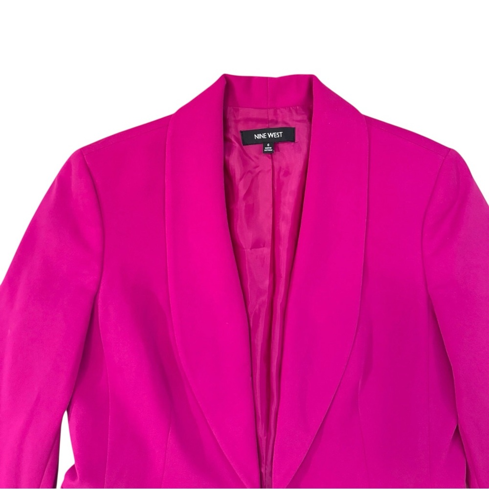 Nine West One-Button Blazer – Women’s Size 6 – Pink - Picture 3 of 10